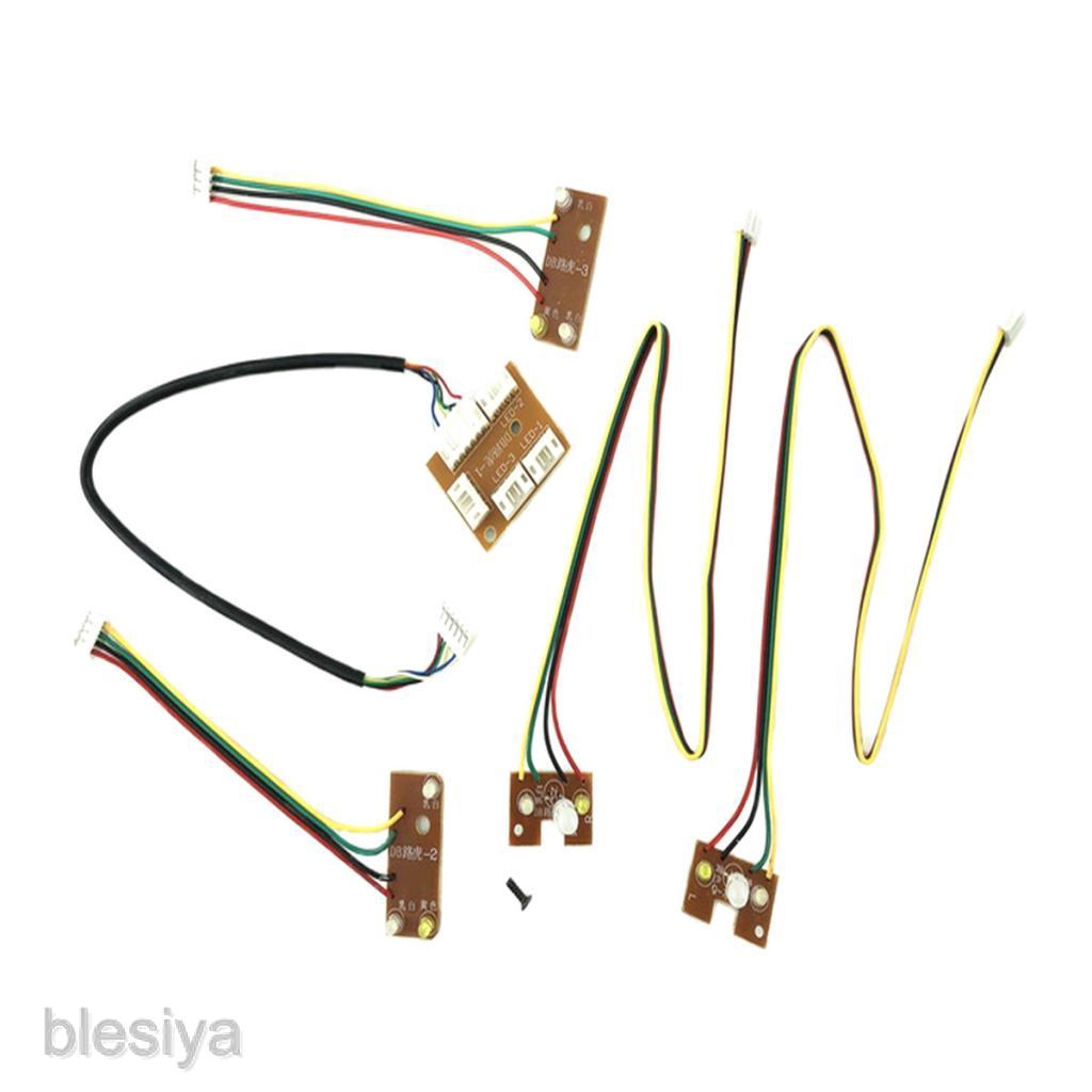 Set 5 cái/ bộ đèn led tỉ lệ 1:12 kim loại để sửa đổi mẫu máy MN99 MN99S