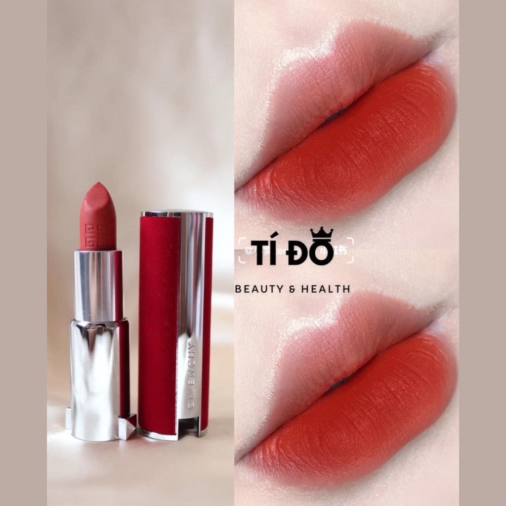 GIVENCHY - Son Thỏi Le Rouge Deep Velvet Vỏ Nhung Đỏ