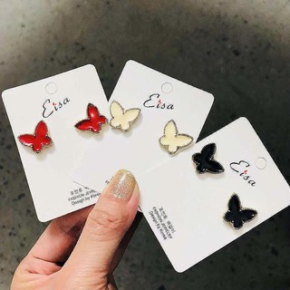 Khuyên tai cánh bướm 3 màu