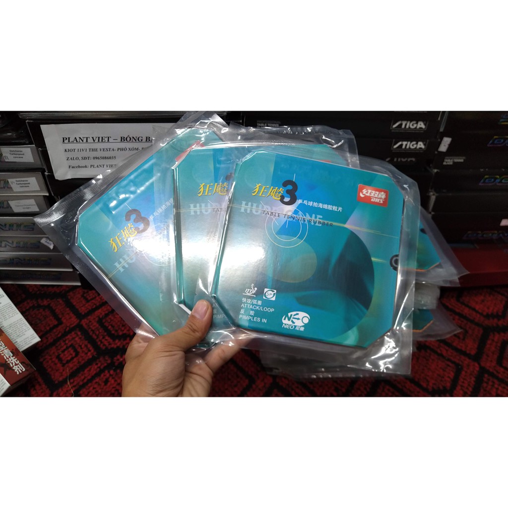 MẶT VỢT BÓNG BÀN DHS H3 NEO MARKET LOẠI CÓ ĐỘ CỨNG, H3 NEO 37 ĐỘ