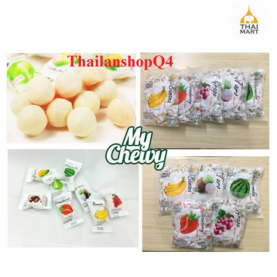 HCM- 1 VIÊN KẸO DẺO MY CHEWY THÁI LAN (VỊ NGẪU NHIÊN)