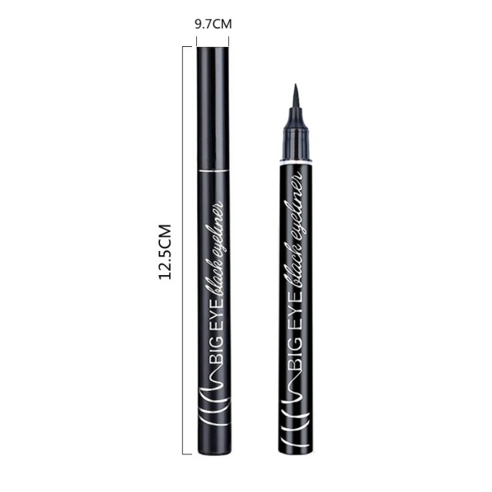 Bút kẻ mắt dạng lỏng màu đen chống thấm nước và không bị nhòe | BigBuy360 - bigbuy360.vn
