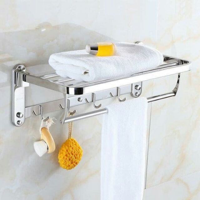 MÁNG KHĂN TẮM THANH TREO KHĂN INOX 304 CAO CẤP
