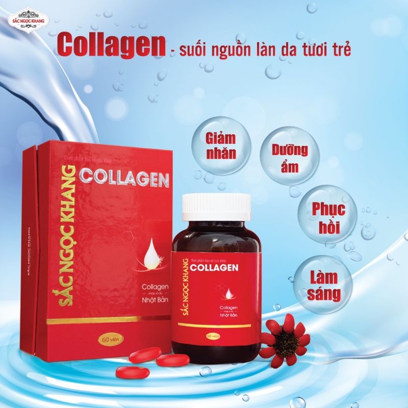 Viên uống collagen sắc ngọc khang , bí quyết làm nên sắc đẹp