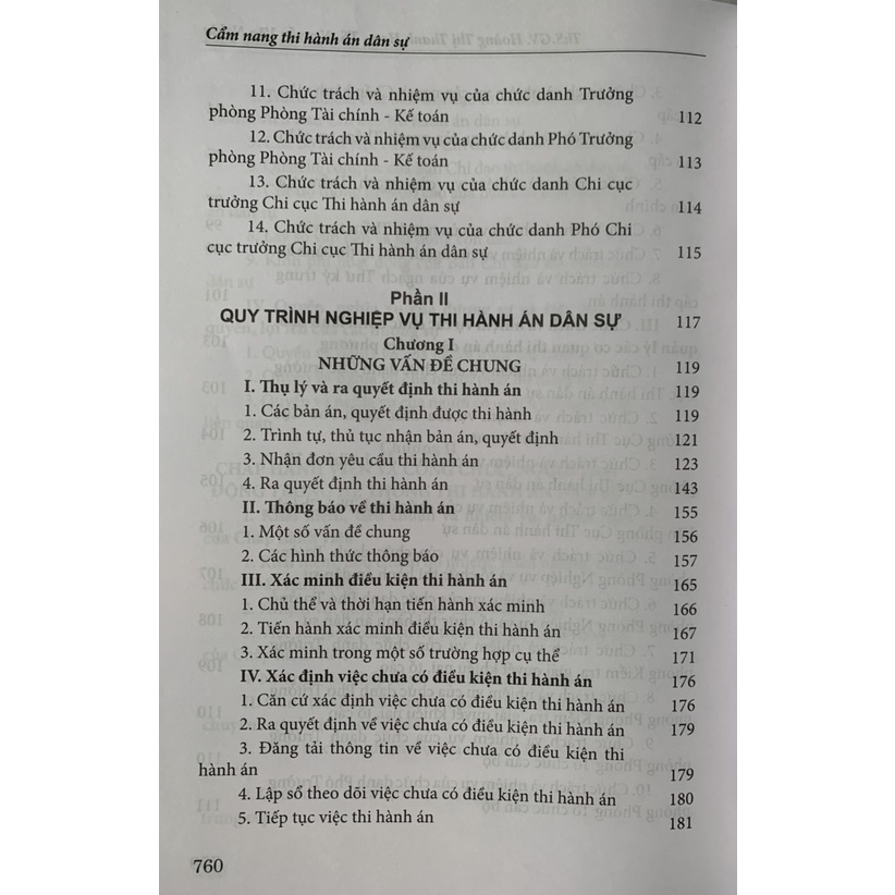 Sách luật- Cẩm nang thi hành án dân sự (Tái bản lần thứ nhất, có sửa đổi, bổ sung)