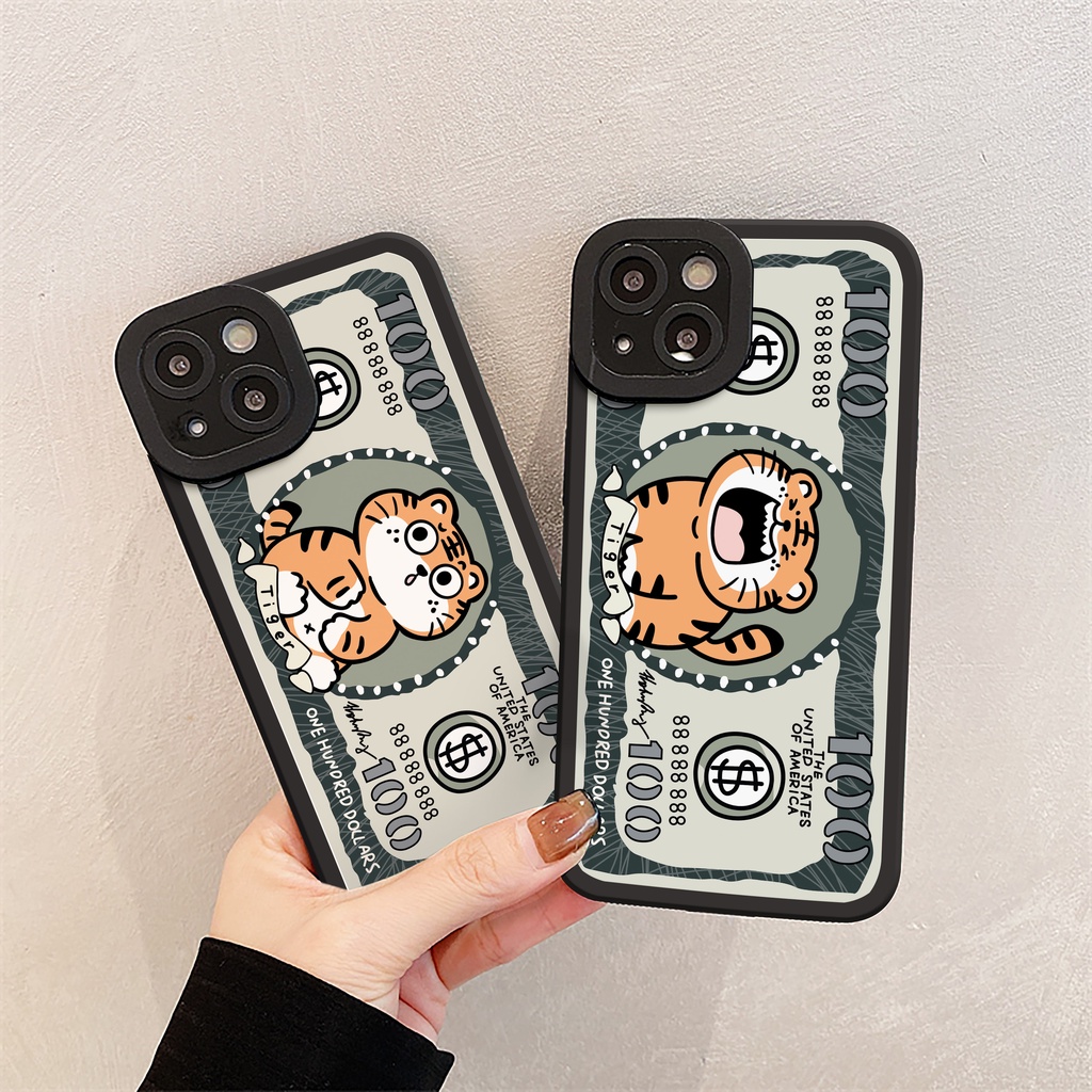 Ốp lưng iphone Hổ Dola cạnh vuông 6/6plus/6s/6splus/7/7plus/8/8plus/x/xs/11/12/13/14/pro/max/promax/plus/shin/case