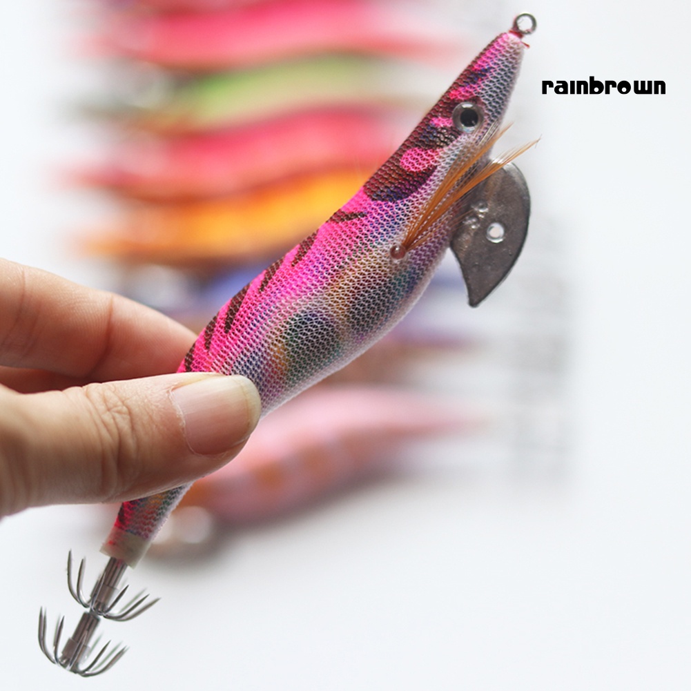 10 Mồi Câu Cá/ Mực Có Móc Phát Sáng