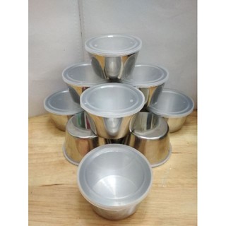 Khuôn bánh Flan inox 304 10 cái