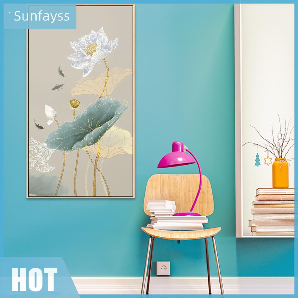 Bộ Tranh Thêu Chữ Thập Tự Làm 11CT Hình Hoa Sen Xinh Xắn