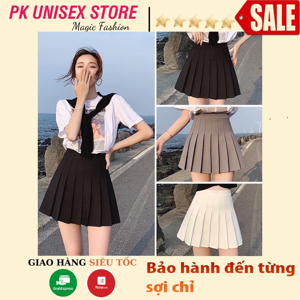 💗SIÊU HOT💗[Chân Váy Xếp Ly] Chân Váy Ngắn Chữ A Xếp Ly, Chân Váy Tennis Xếp Li Dáng Xèo