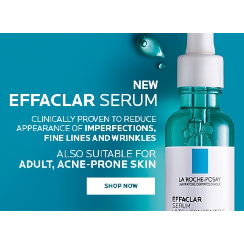Serum La roche Posay effaclar ultra concentre tinh chất mới