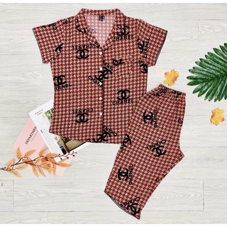 Đồ Bộ Pijama Lửng Chất LỤA Thái f21- SIÊU MÁT