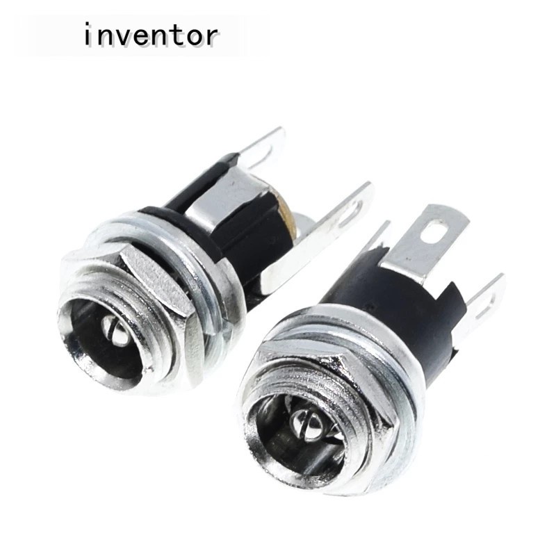 Set 10 Đầu Nối Ổ Cắm Dc025M 5.5x2.1 / 2.5mm Dc 5.5x2.1 / 5.5x2.5 mm