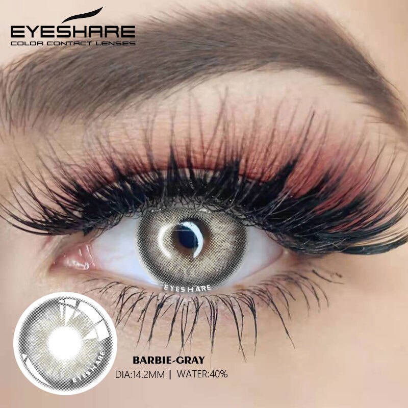 Bộ 2 kính áp tròng EYESHARE thiết kế màu sắc hợp thời trang