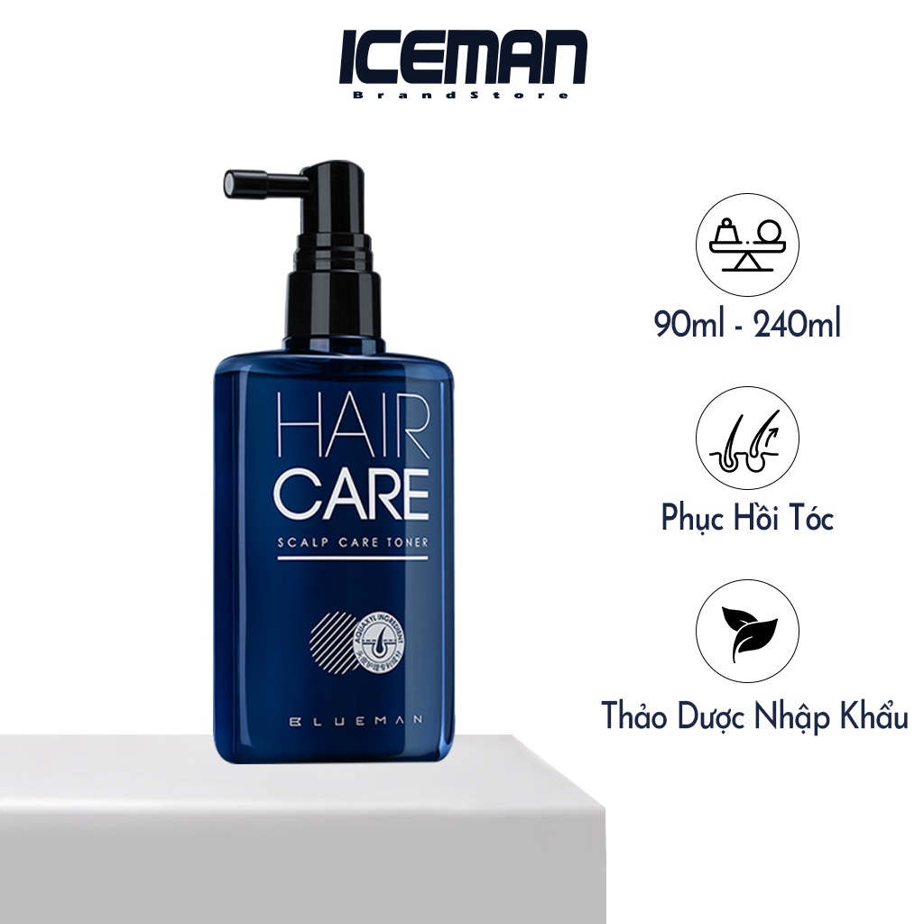 Xịt Dưỡng Da Đầu Nam BLUEMAN Hair Care Dưỡng Ẩm Giảm Khô Cứng Tóc 100ml ZL74