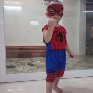 Bộ siêu nhân nhện kèm mặt nạ