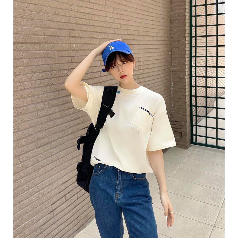 [Mã SKAMCLU7 giảm 10% Tối Đa 50K đơn 0Đ] LEVENTS® MINI ICON POCKET TEE/ WHITE CREAM | BigBuy360 - bigbuy360.vn