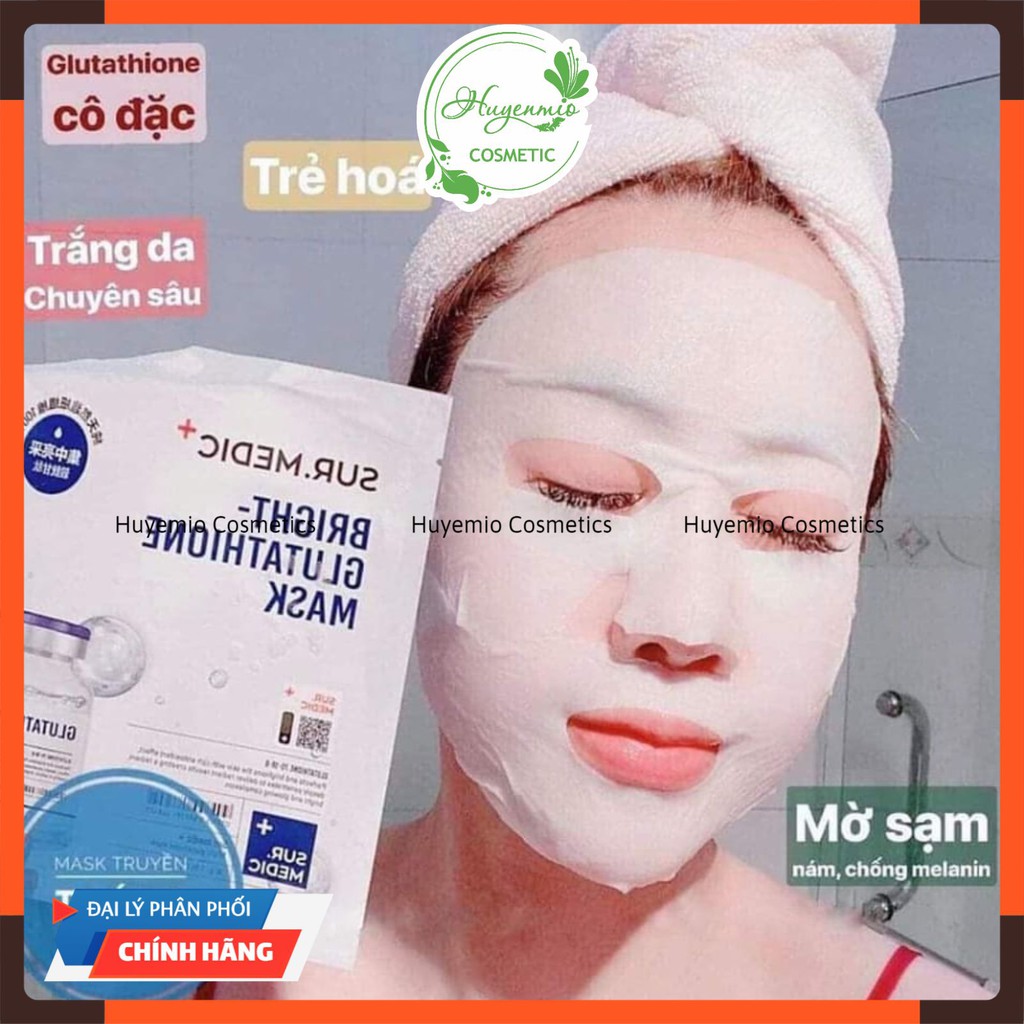 Mặt Nạ Trắng Da Sur.Medic Bright Glutathione Mask