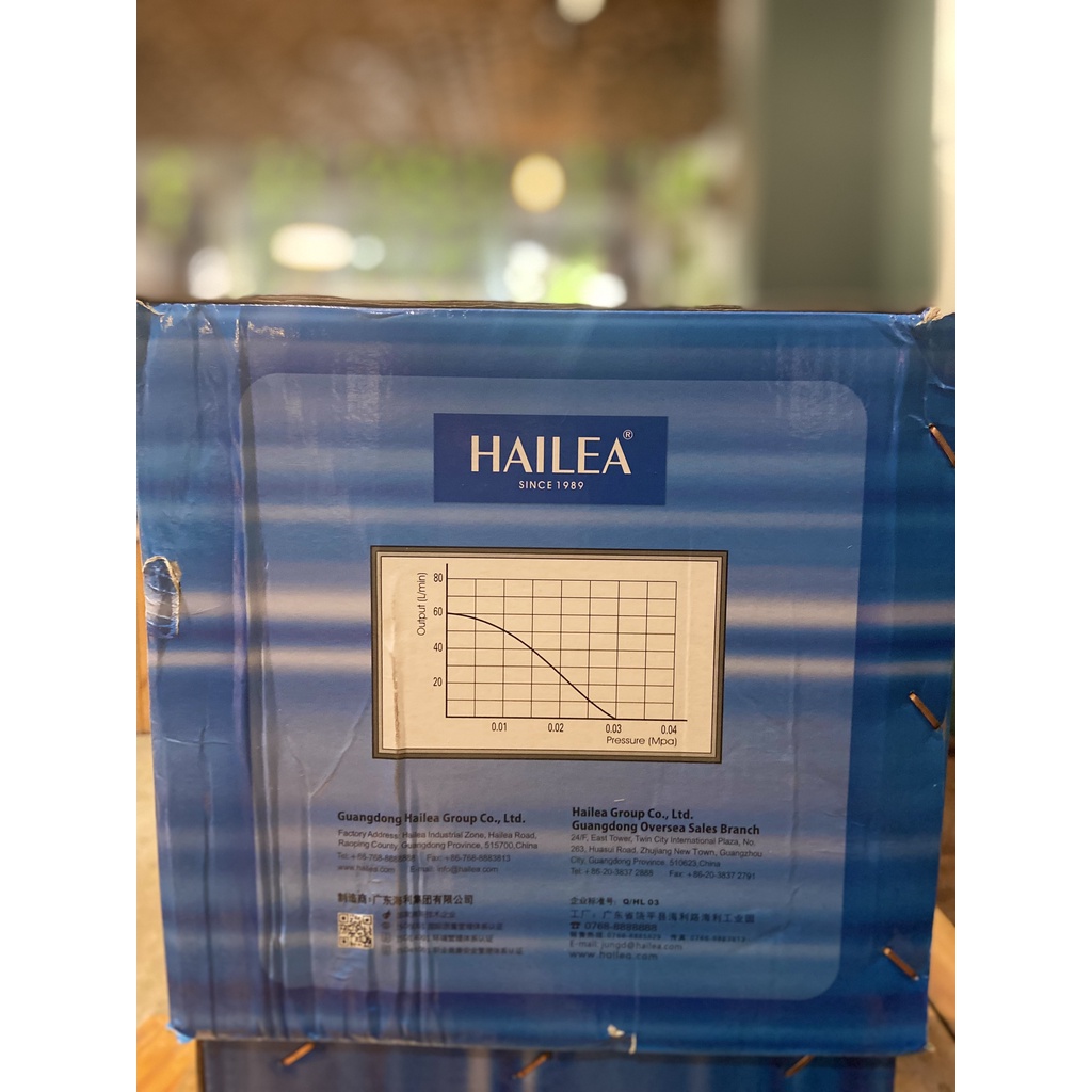 Máy sủi tích điện HAILEA, máy sủi cho hồ ao, hồ , bể cá cảnh hồ cá Koi, máy sủi tích điện đến