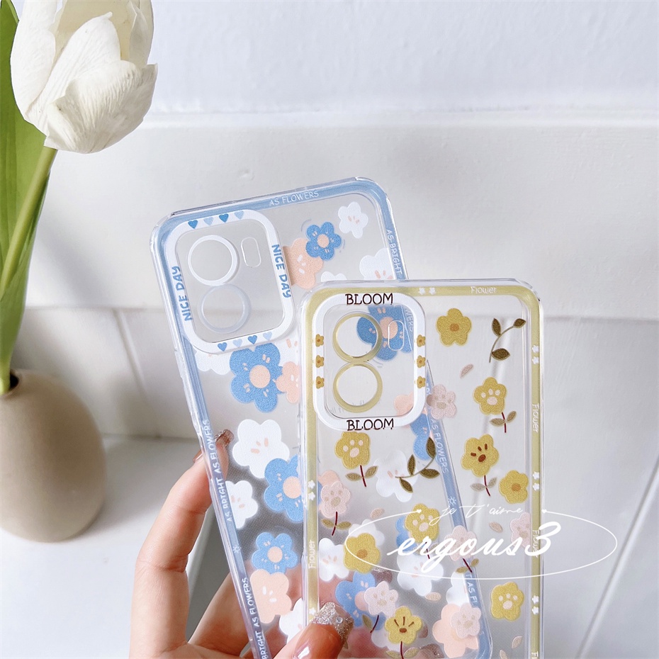 Ốp Điện Thoại In Hình Hoa Dễ Thương Cho iPhone 13 12 11 Pro Max X XR XS Max SE 2020 8 7 Plus