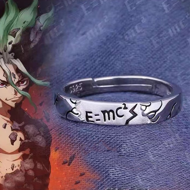 Nhẫn Hóa Trang Nhân Vật Ishigami Bằng Kim Loại Có Thể Điều Chỉnh Kích Cỡ