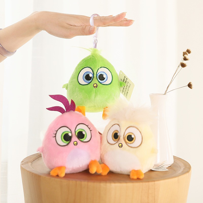 Móc Khóa Hình Angry Birds 2 Nhồi Bông Hoạt Hình Đáng Yêu