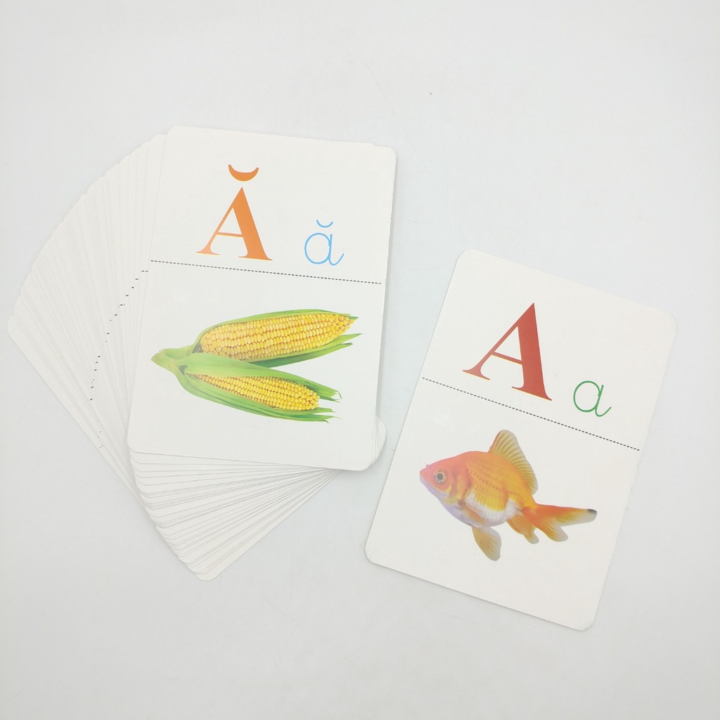 Sách Flash Card Bảng Chữ Cái Tiếng Việt Đầu Tiên Cho Bé (Tái Bản)