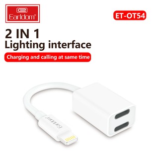 CÁP CHUYỂN LIGHTNING 2IN1 EARLDOM OT54