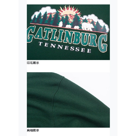 Áo sweater kiểu chui đầu dáng rộng mỏng in hình thời trang xuân thu phong cách Retro