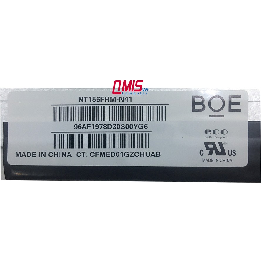 Màn hình laptop 15.6 Inch FHD Led mỏng (Slim) 30 pin mã NT156FHM-N41 | BigBuy360 - bigbuy360.vn