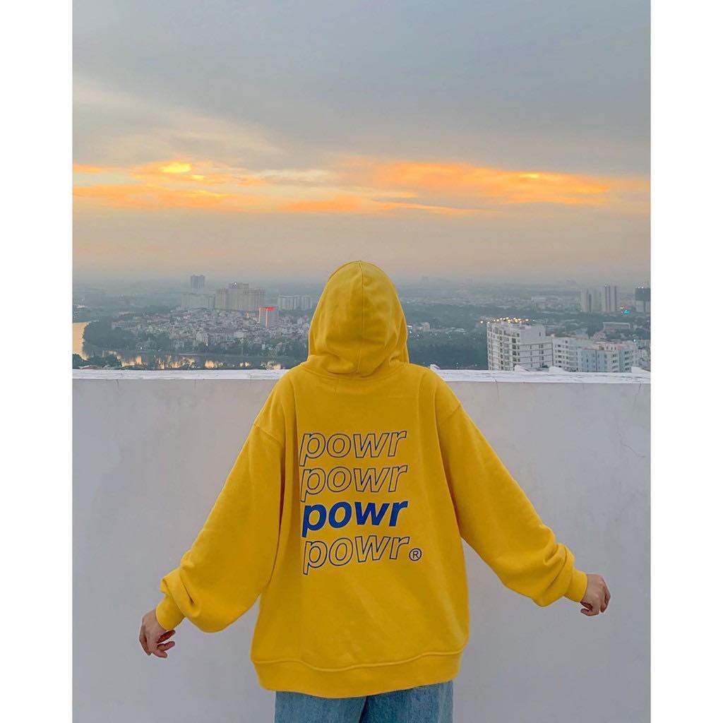 ÁO HOODIE ZIP POWR NỈ NGOẠI | BigBuy360 - bigbuy360.vn