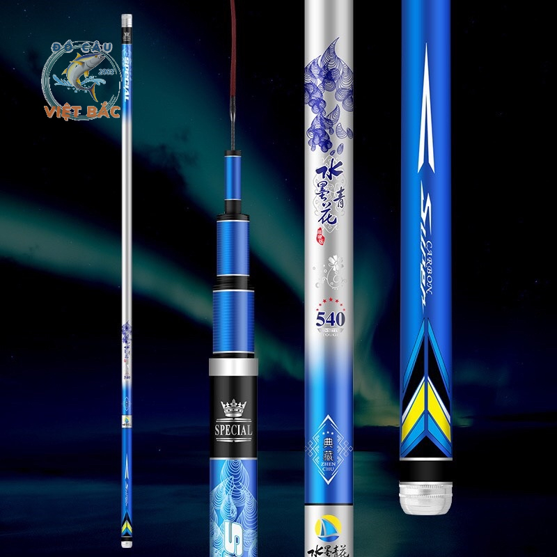 Cần câu tay Hoa Mực Nước 6H chính hãng phiên bản Thuyền Buồm chuyên câu đơn câu đài