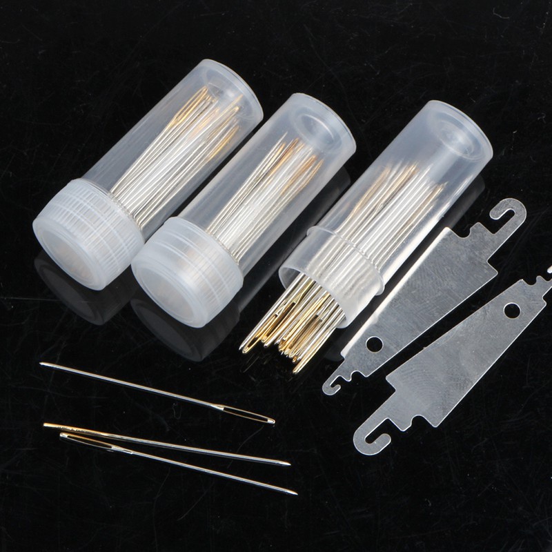 Hộp 10 / 30 Kim Thêu Bằng Thép Không Gỉ