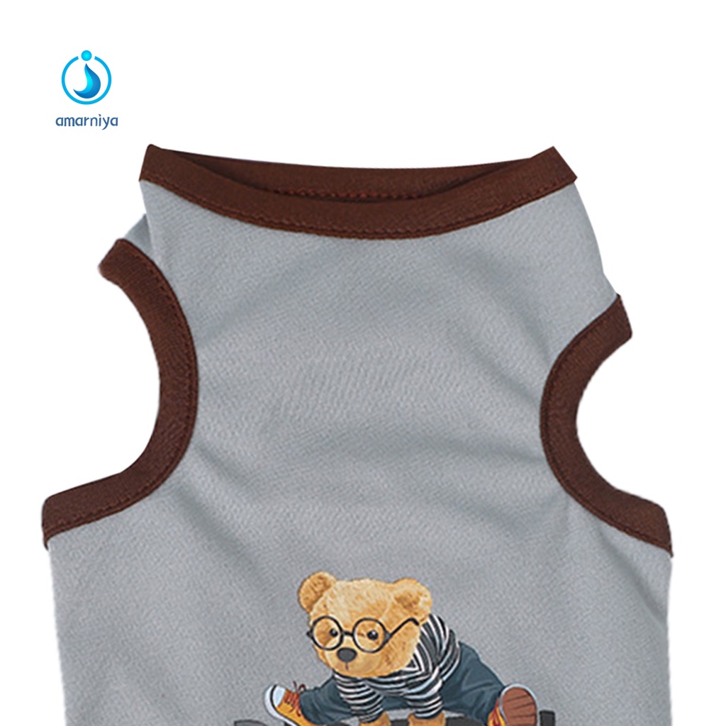 Amar Áo Sơ Mi Mềm Mát Mẻ Cho Cún Cưng Ngoài Trời