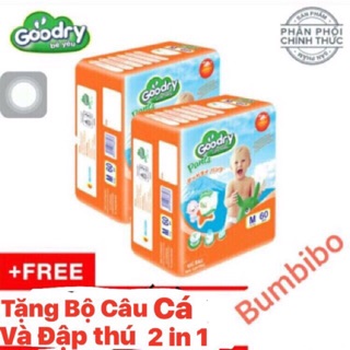 ( 2 Bịch tặng Quà) Combo 2 bịch Tã Quần goodry size M60/ L54/XL48/XXL44