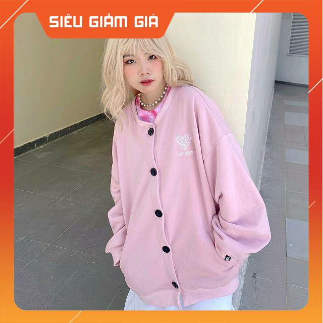 Áo Khoác bomber HEART unisex (Ảnh thật)