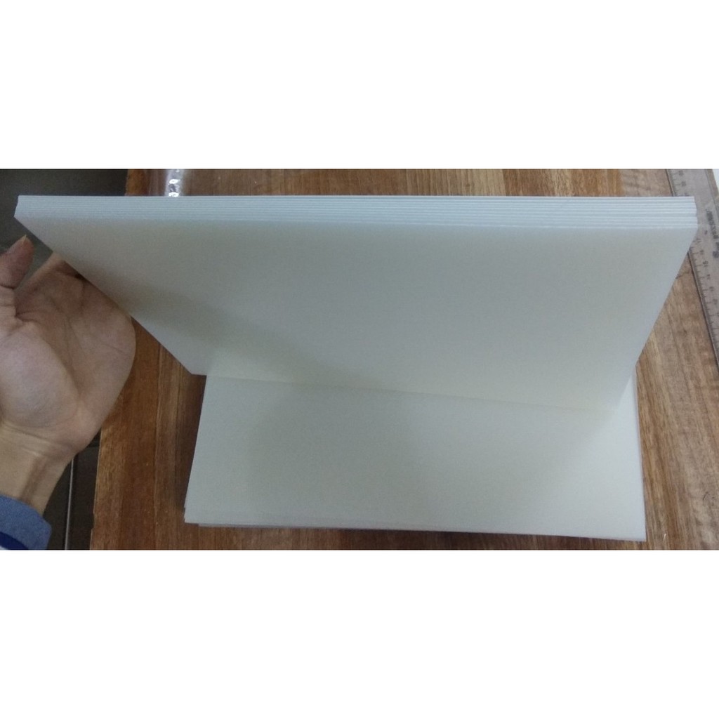 [CHẤT] 10 tờ Bìa nhựa sần mờ dày 1mm khổ A4 (21,2x30cm) (A4 Plastic cover Pgrand 1.0)