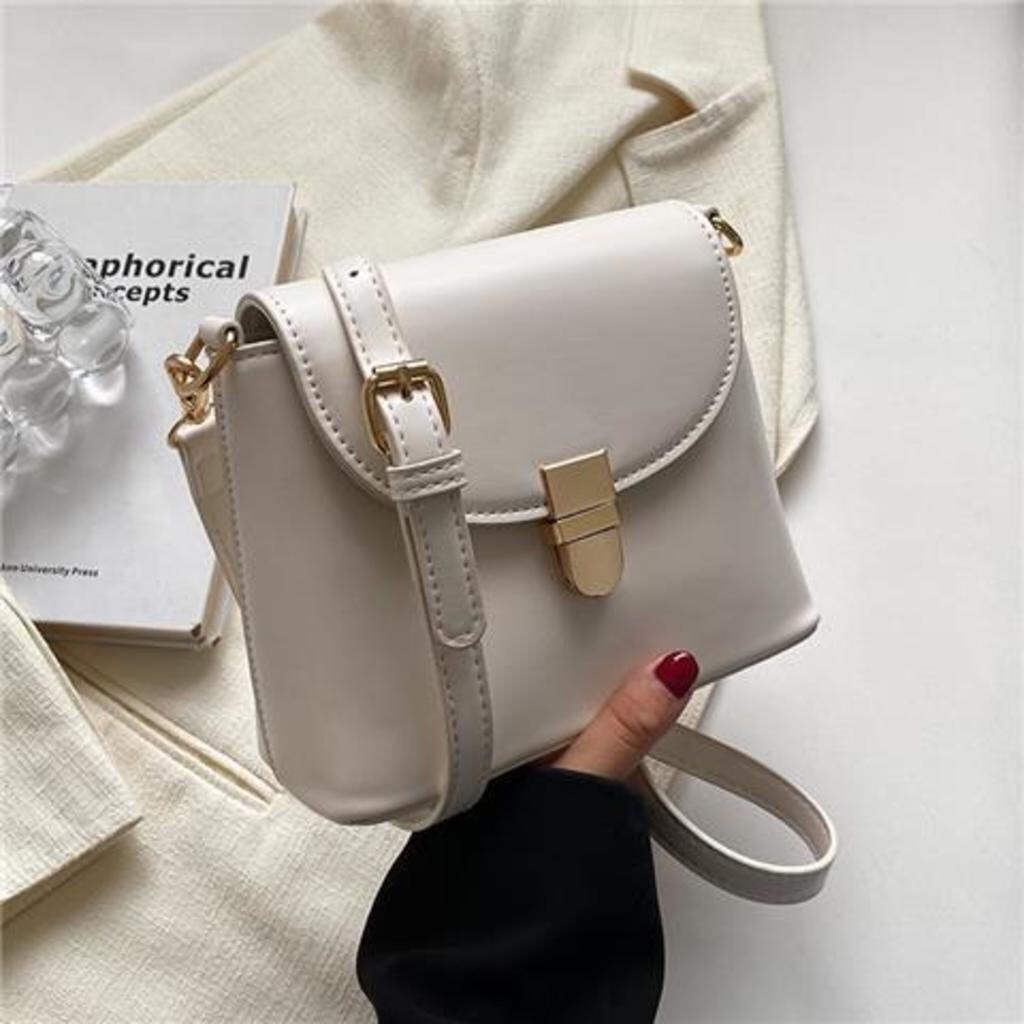 Túi xách nữ đeo chéo đeo vai dáng vuông đơn giản dễ phối đồ SMN419