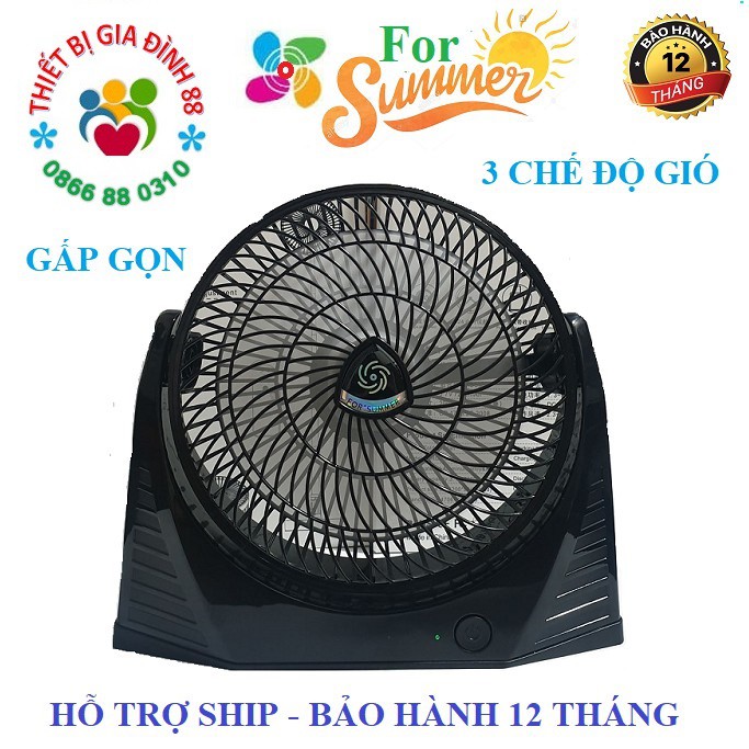 [FREE SHIP] Quạt Tích Điện FOR SUMMER Cầm Tay Du Lịch Để Bàn Gấp Gọn Xoay 180 độ 3 Chế Độ Gió Yoobao electric fan usb