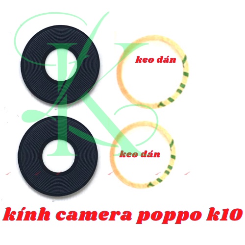 Kính camera oppo k10 kèm keo dán