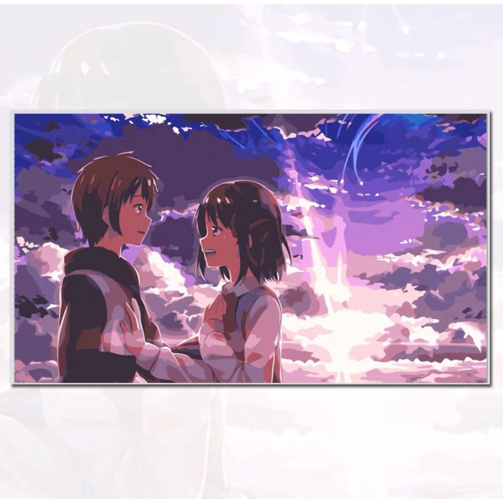 [Order]Tranh sơn dầu số hóa tự tô hình Your name  - HÀNG ĐẶT TRƯỚC | BigBuy360 - bigbuy360.vn