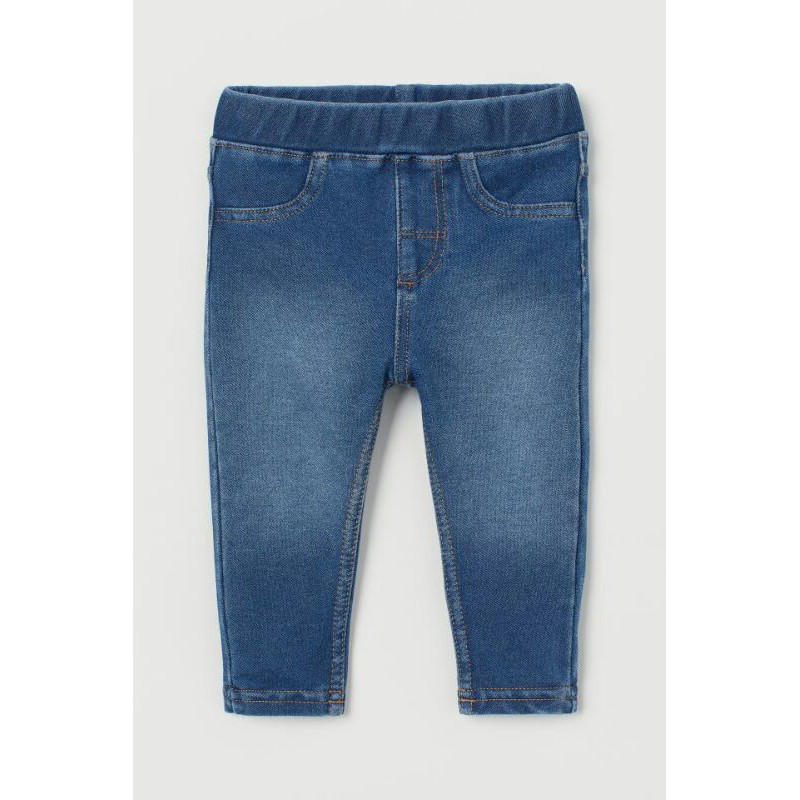 Quần Jegging xanh đậm co giãn săn sale HM UK sz 9-12, 12-18, 2-3