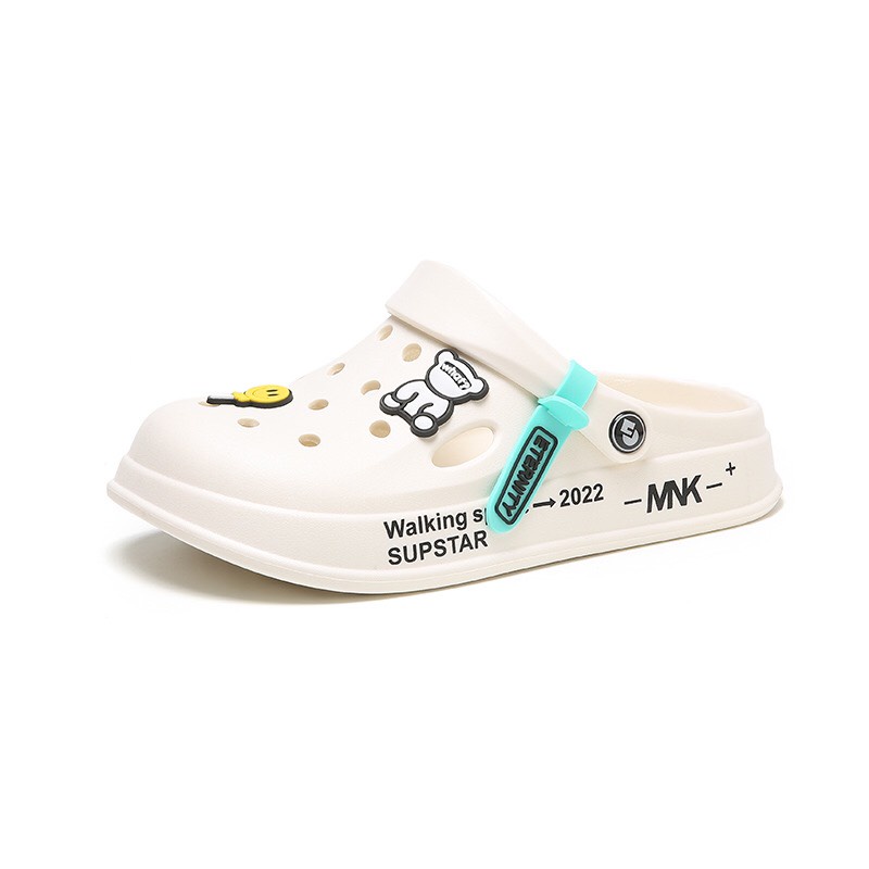 Dép sục cross siêu nhẹ chống trơn trượt,đi mưa không ngấm nước,đi biển tặng kèm sticker