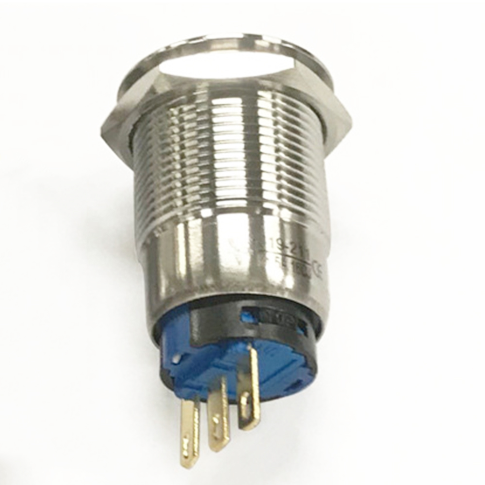 Công Tắc Nhấn Bằng Thép Không Gỉ 19mm 250v 5a | BigBuy360 - bigbuy360.vn