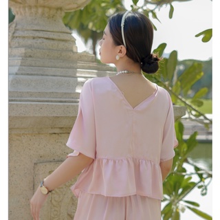 Bộ lụa cánh dơi màu Hồng S M L XL