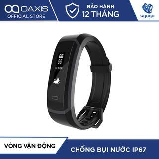 Vòng Đeo Theo Dõi Vận Động Oaxis Tenvis HR Lite Đo Nhịp Tim, Bước Chân, Calories Chống Nước IP67 - Hàng Chính Hãng