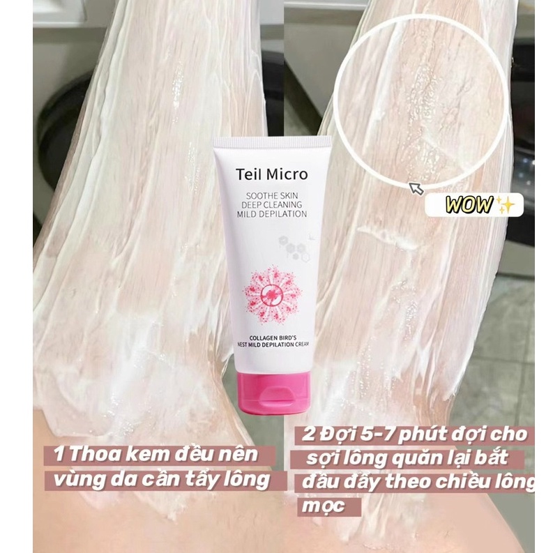 Kem Tẩy Lông Teil Micro 100ML Mã 8810