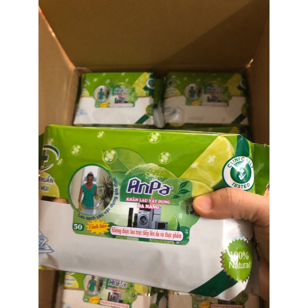 Khăn lau bếp đa năng Anpa, khăn lau bếp,50 tờ