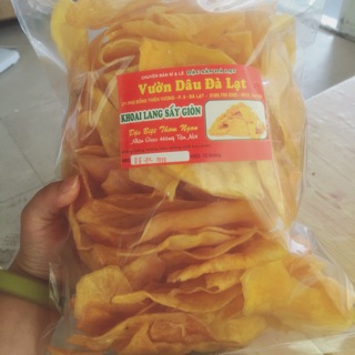 Khoai lang sấy vàng đặc sản Đà Lạt 500g.