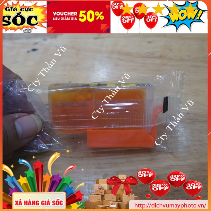 Bộ thỏi chuẩn hệ thống dẫn mực ngoài liên tục canon IX 6560 mã mực 725 726 chuẩn bền giá rẻ Kholinhkienmayin SP002393